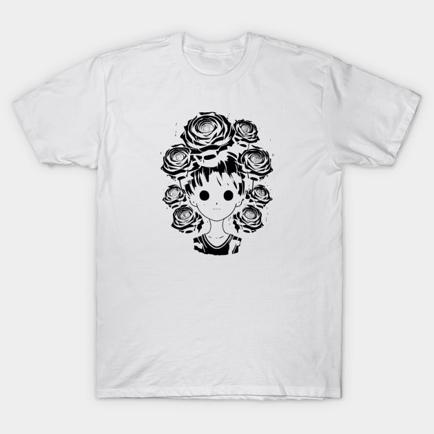 Hollow roses face T-Shirt by stkUA